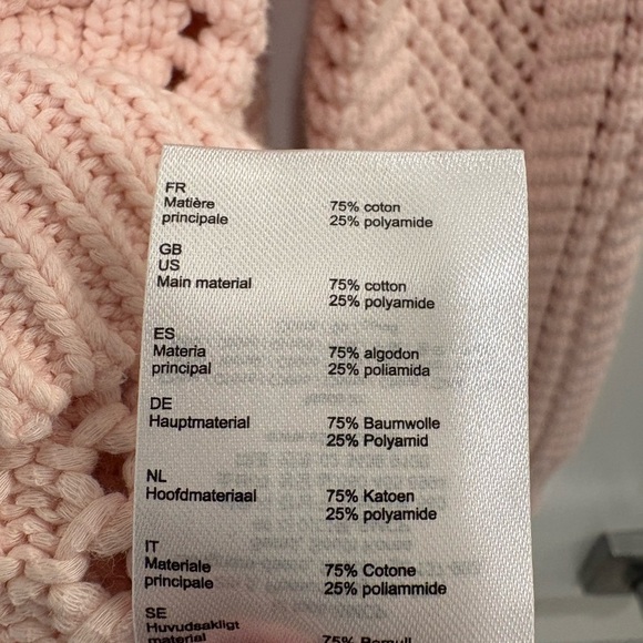 Maje Open Knit Cropped Margarita Sweater Size XS - Picture 5 of 14